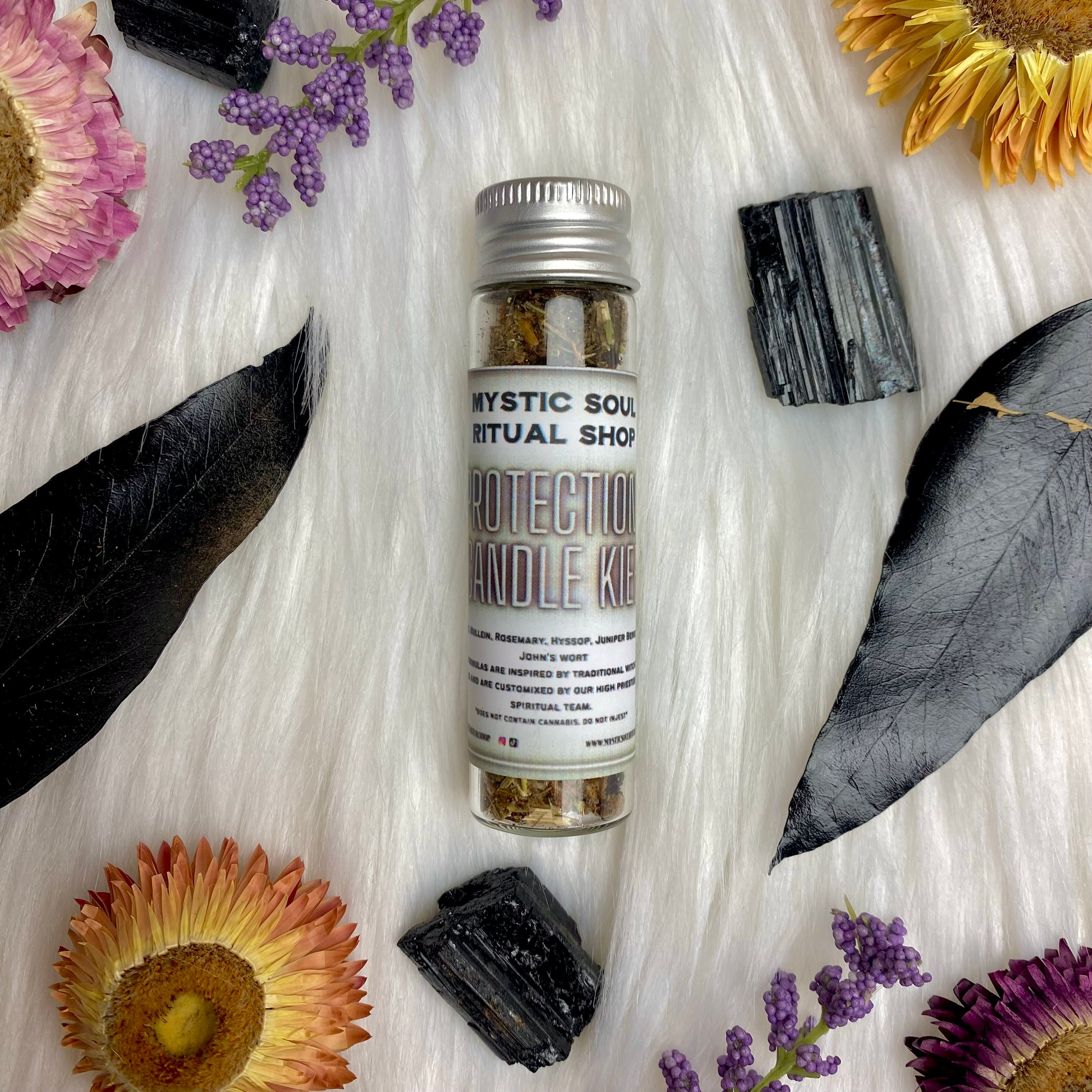 Protection Candle Kief | Herbs | Wiccan Center