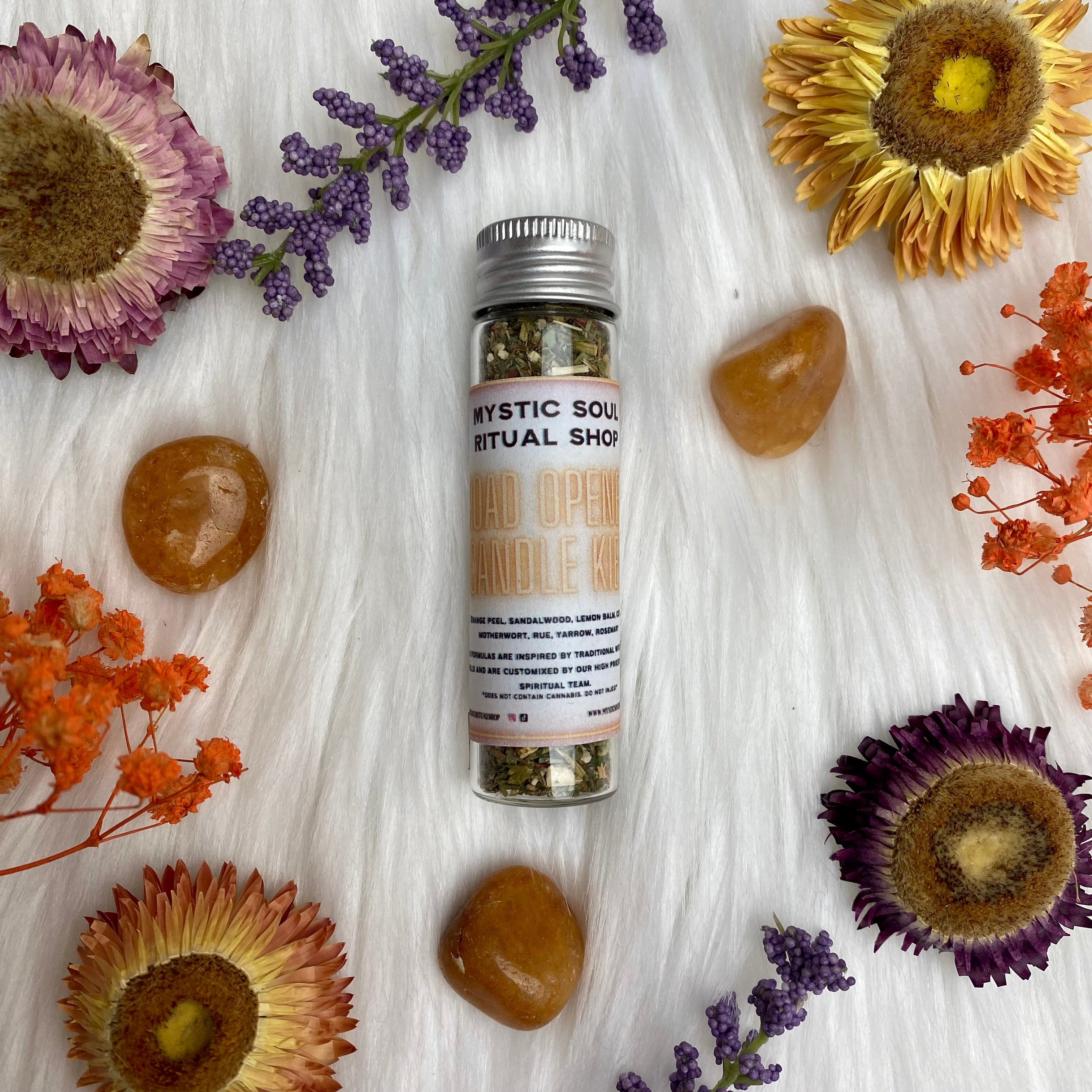 Road Opener Candle Kief | Herbs | Wiccan Center