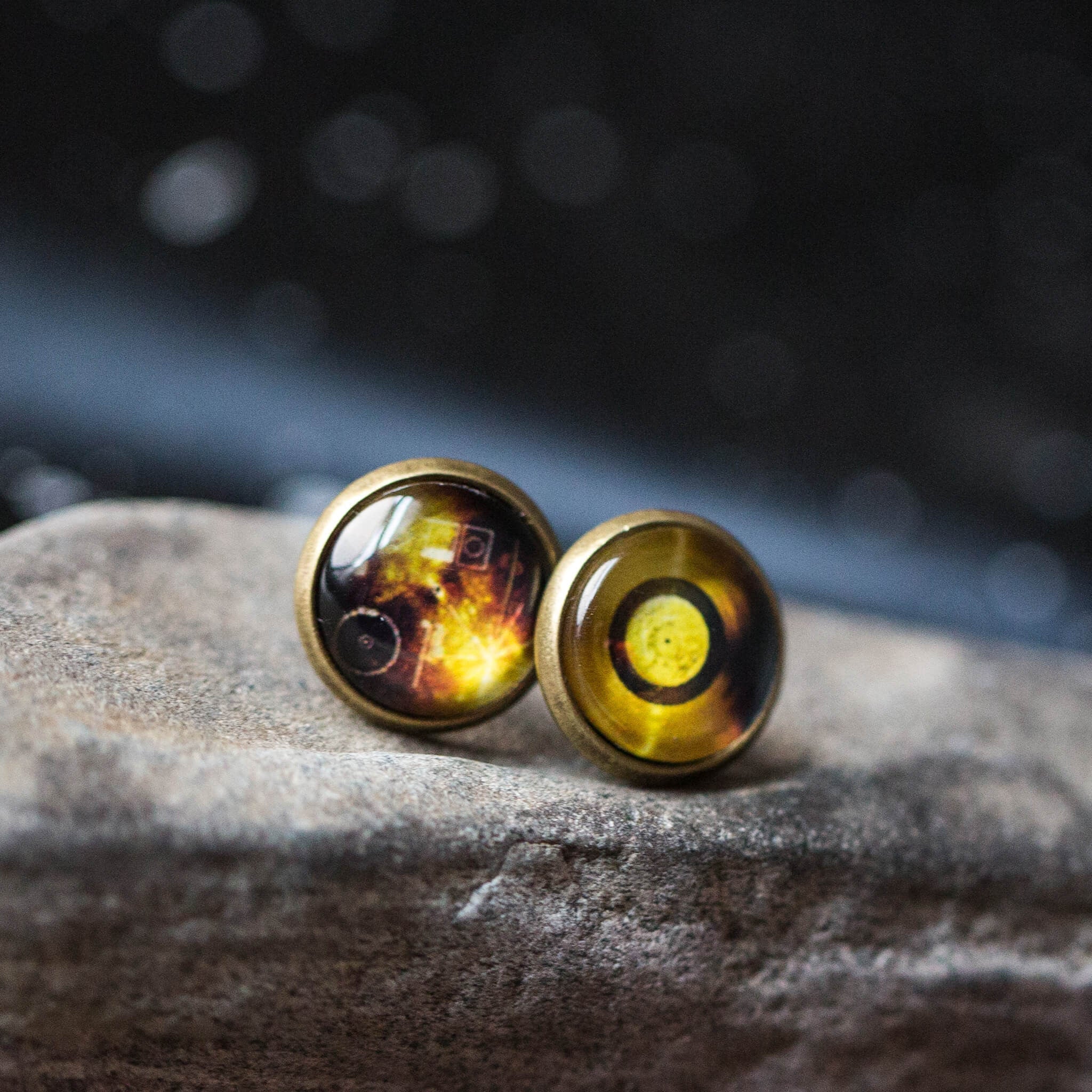Voyager Golden Record Earrings | Earrings | Wiccan Center