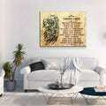 Viking Code Canvas Wall Art, Nordic Decor | Wall Art | Wiccan Center
