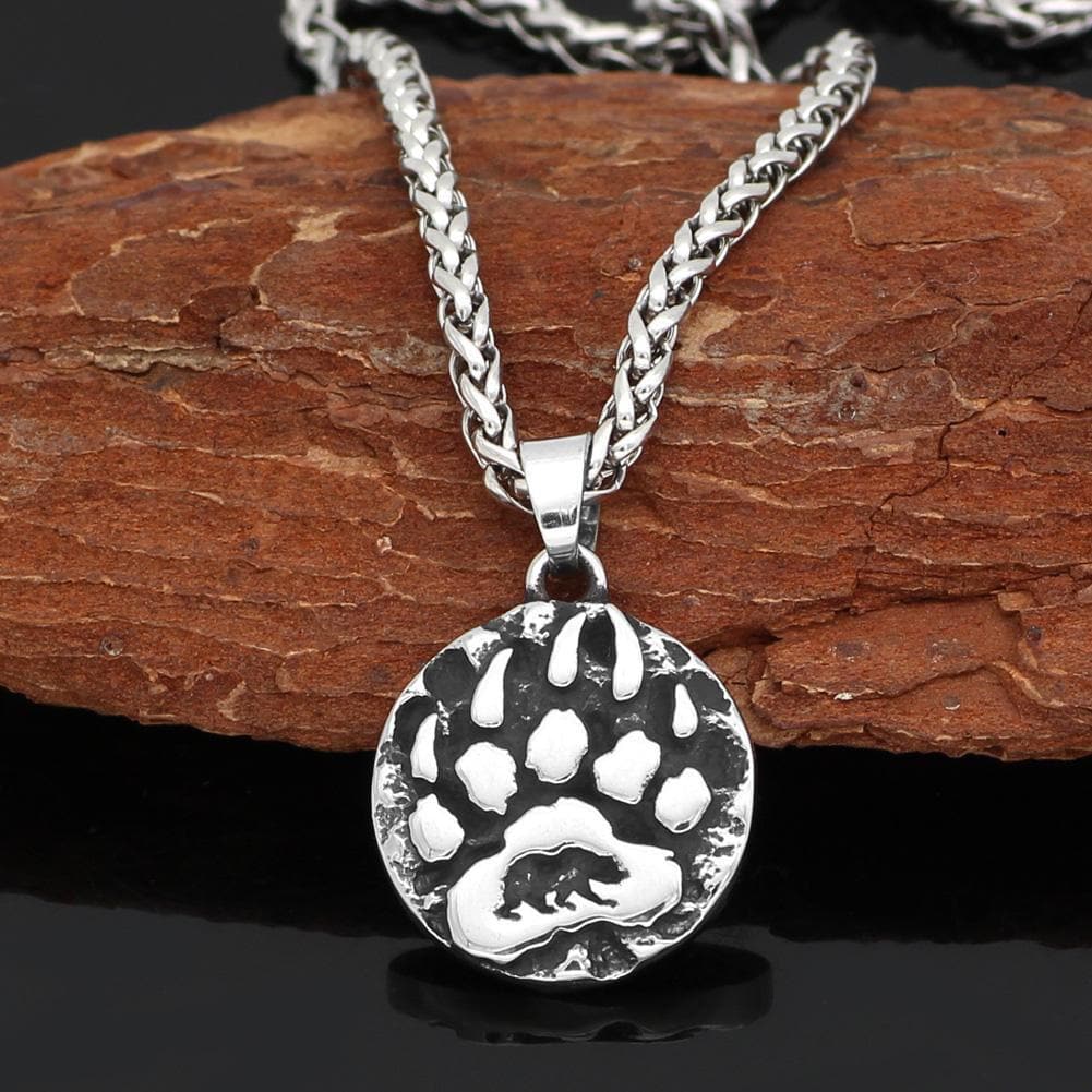 Vikings Bear Claw Stainless Steel Necklace | Pendants & Necklaces | Wiccan Center