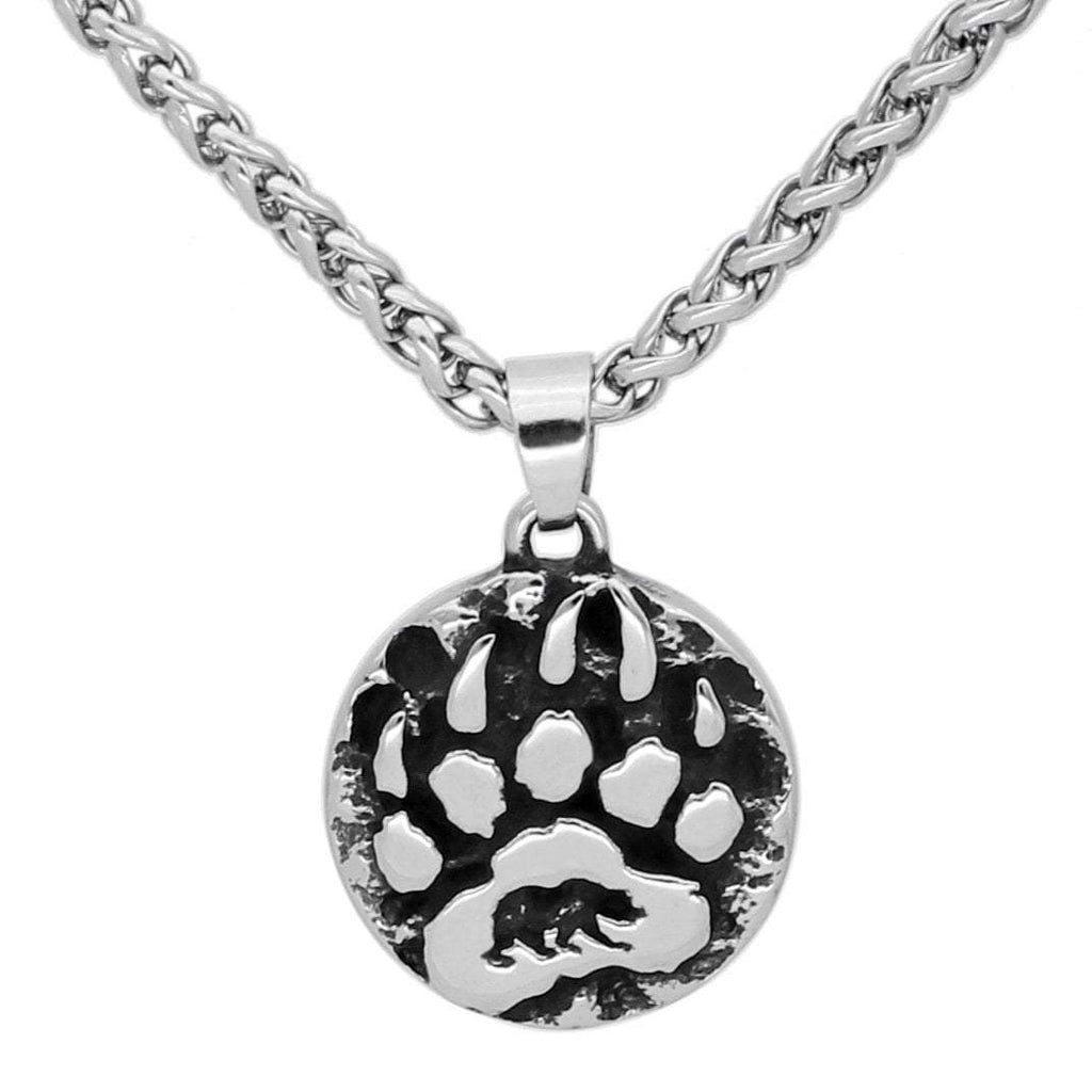 Vikings Bear Claw Stainless Steel Necklace | Pendants & Necklaces | Wiccan Center