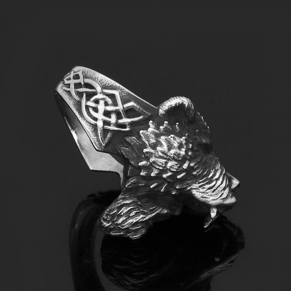 Vikings Berserker Stainless Steel Ring | Rings | Wiccan Center