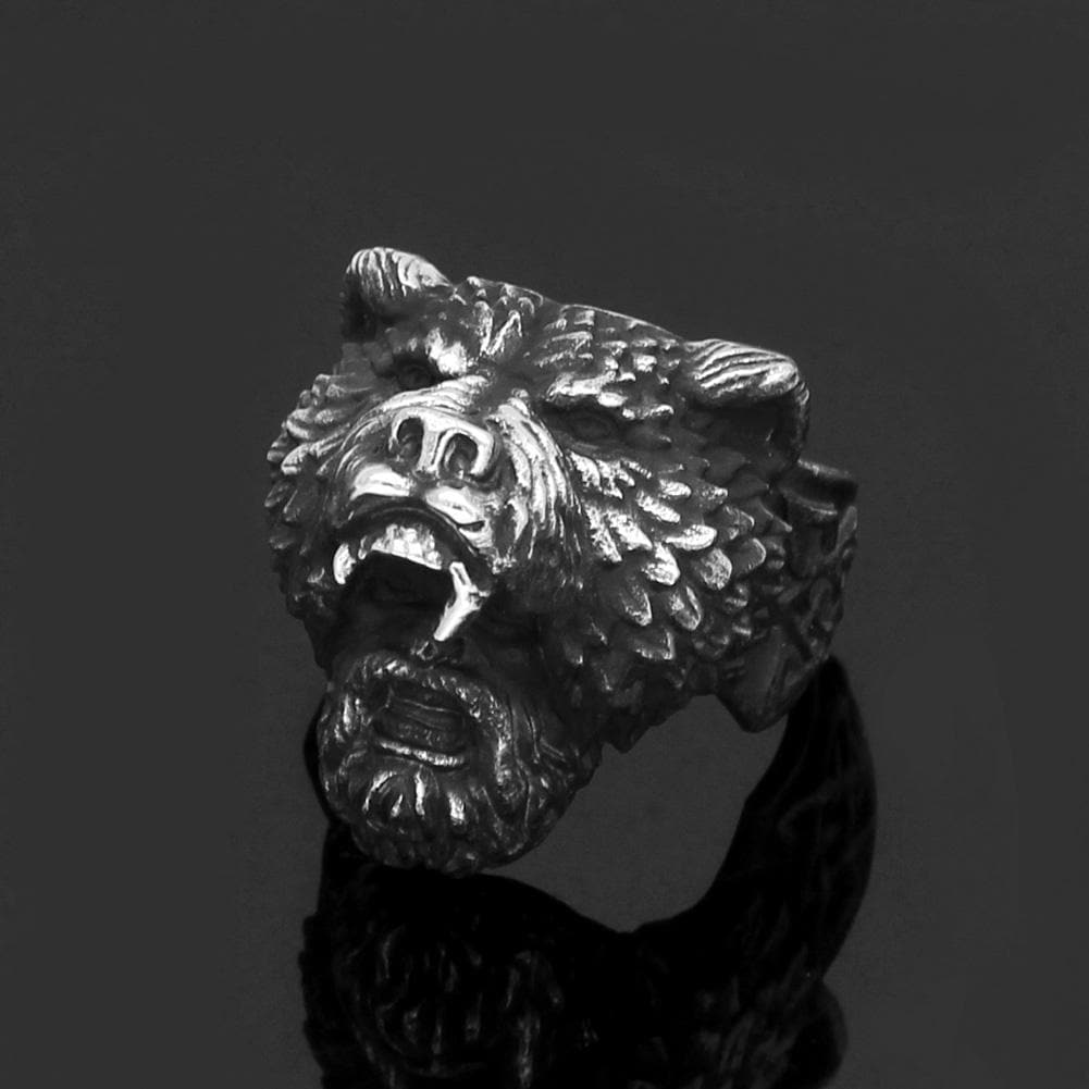 Vikings Berserker Stainless Steel Ring | Rings | Wiccan Center