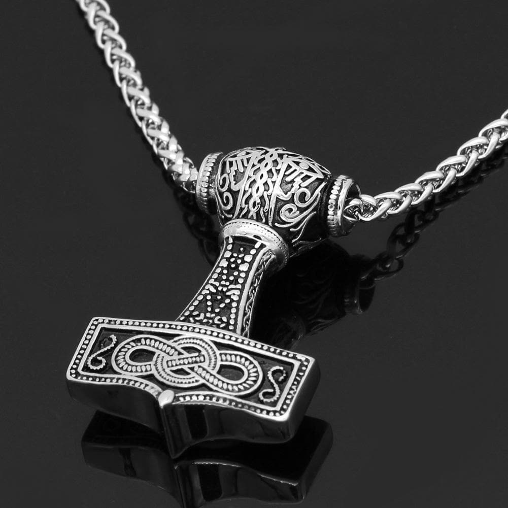 Vikings Mjölnir Stainless Steel Necklace | Pendants & Necklaces | Wiccan Center