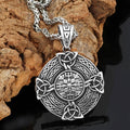Vikings Vegvisir Stainless Steel Necklace | Pendants & Necklaces | Wiccan Center