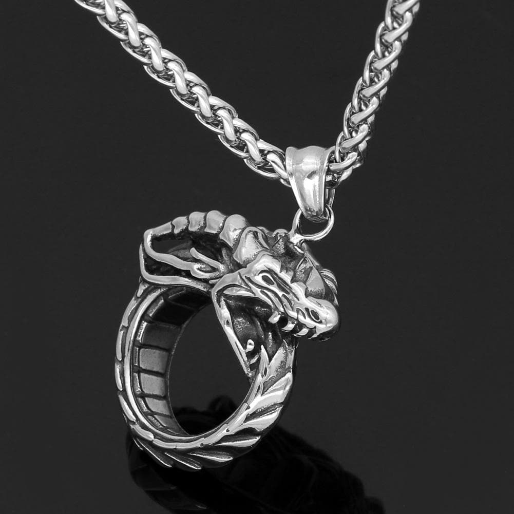 Vikings Dragon Stainless Steel Necklace | Pendants & Necklaces | Wiccan Center