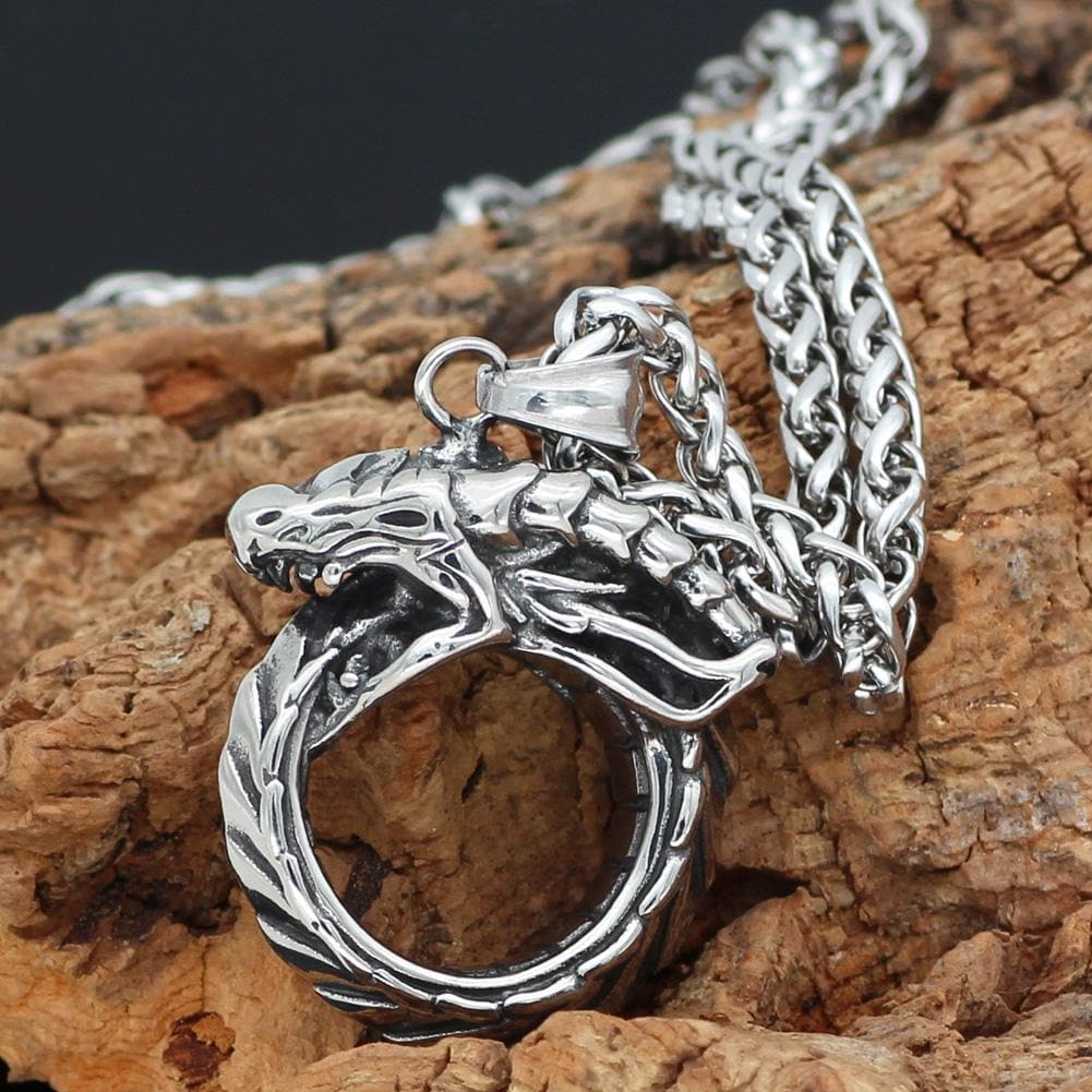 Vikings Dragon Stainless Steel Necklace | Pendants & Necklaces | Wiccan Center