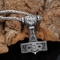 Vikings Thor Mjolnir Stainless Steel Necklace | Pendants & Necklaces | Wiccan Center
