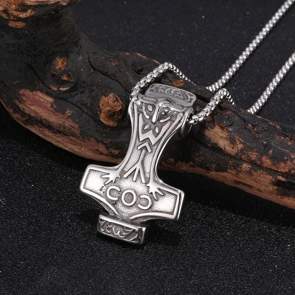 Viking Mjolnir Thor’s Hammer Necklace | Pendants & Necklaces | Wiccan Center