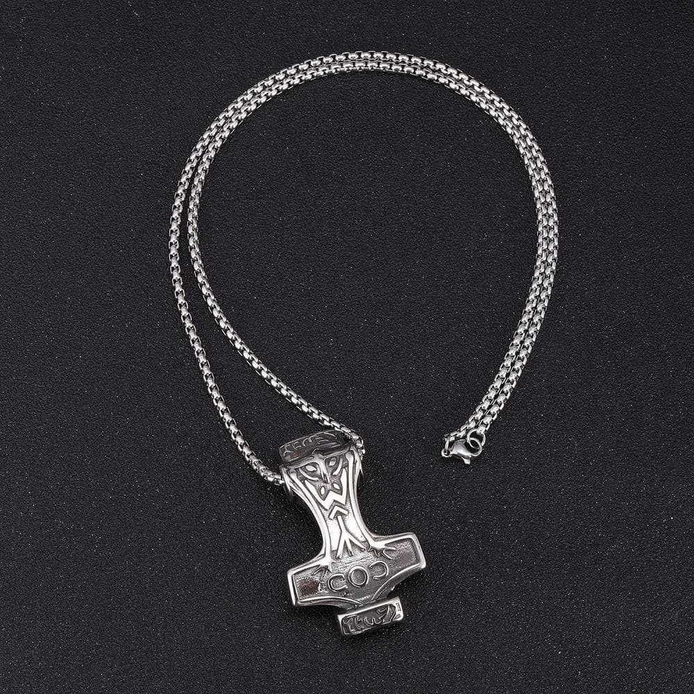 Viking Mjolnir Thor’s Hammer Necklace | Pendants & Necklaces | Wiccan Center