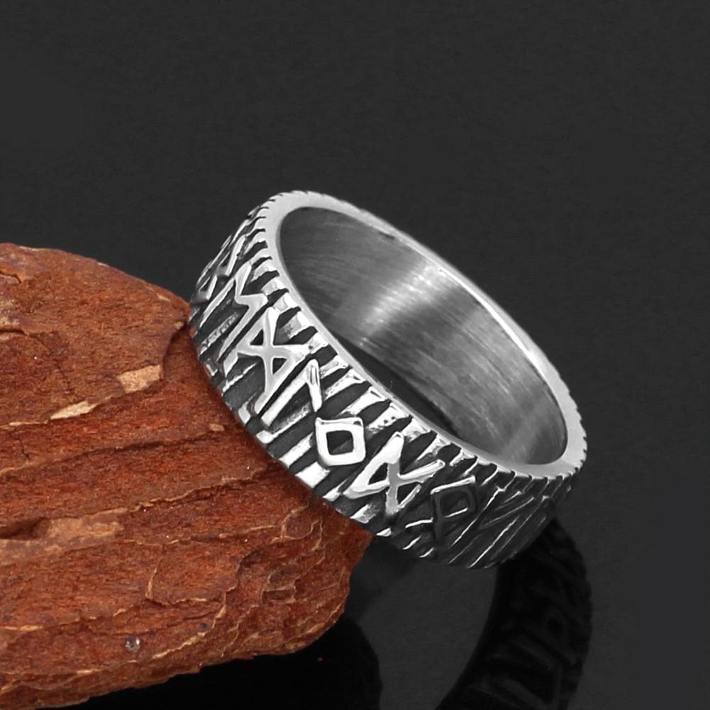 Vikings Rune Stainless Steel Ring | Rings | Wiccan Center