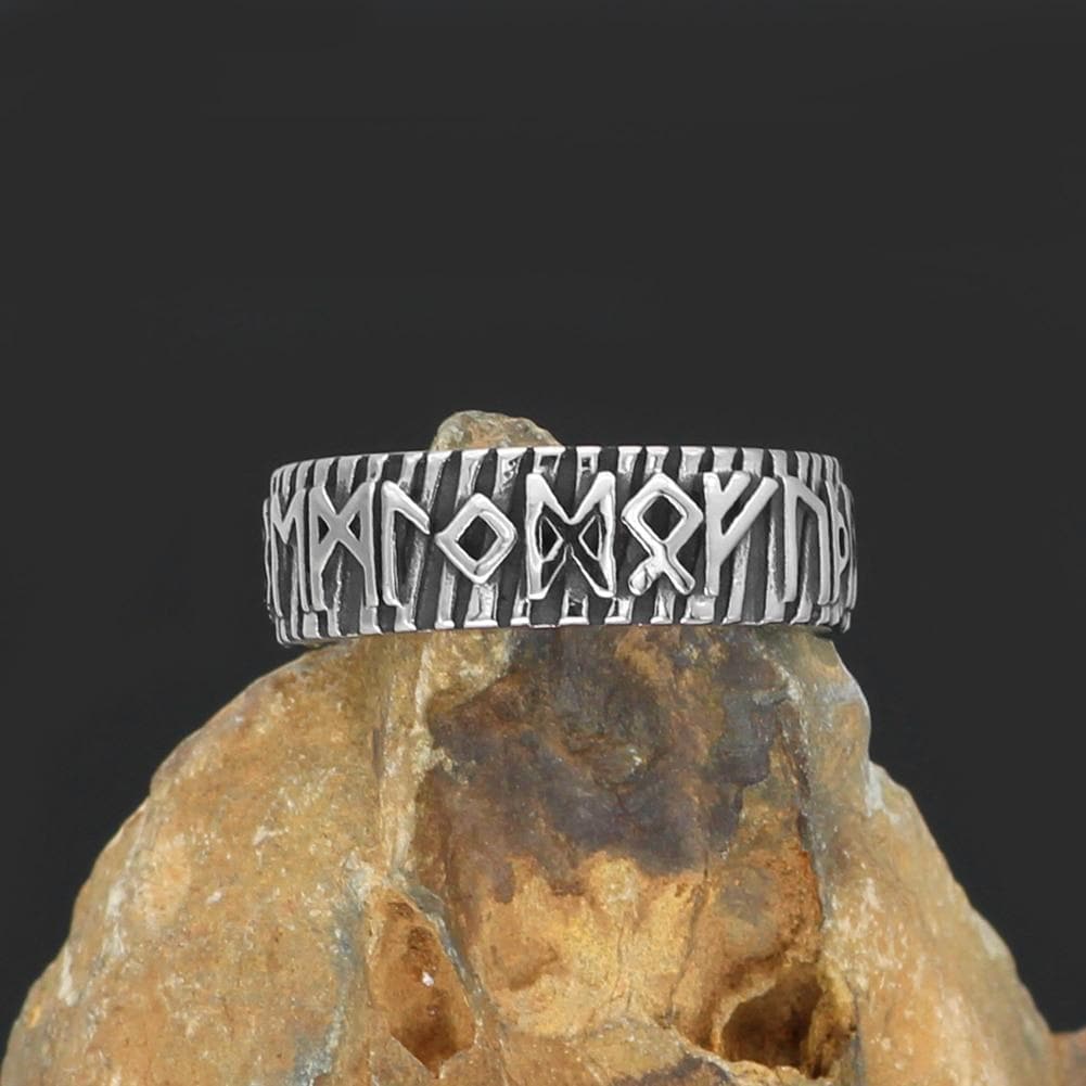 Vikings Rune Stainless Steel Ring | Rings | Wiccan Center