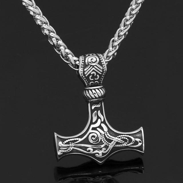 Viking Mjolnir Stainless Steel Necklace | Pendants & Necklaces | Wiccan Center
