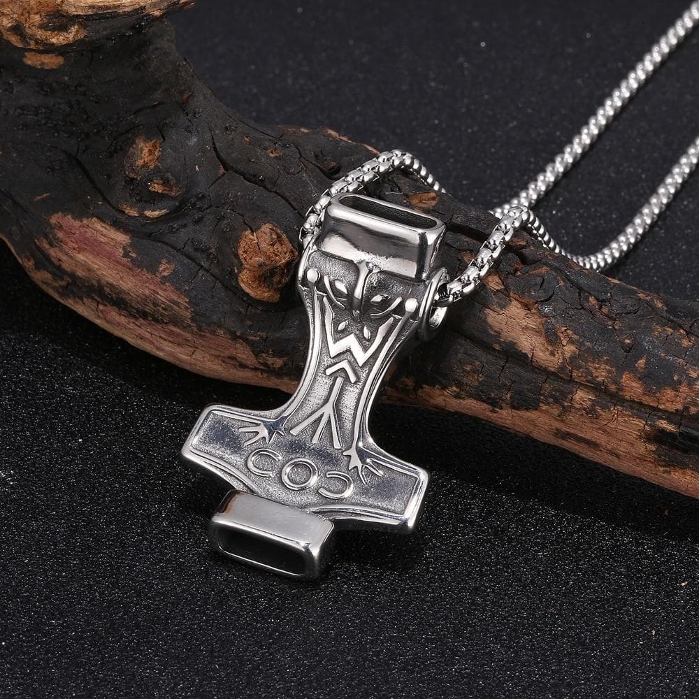 Viking Mjolnir Thor’s Hammer Necklace | Pendants & Necklaces | Wiccan Center