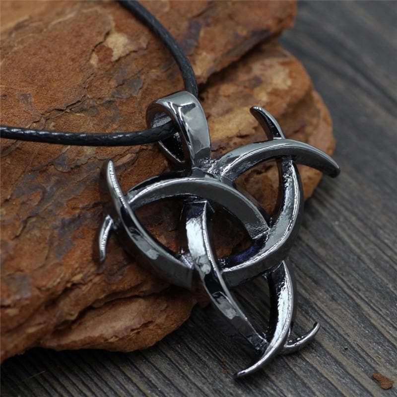 Vikings Triple Horn of Odin Stainless Steel Necklace | Pendants & Necklaces | Wiccan Center
