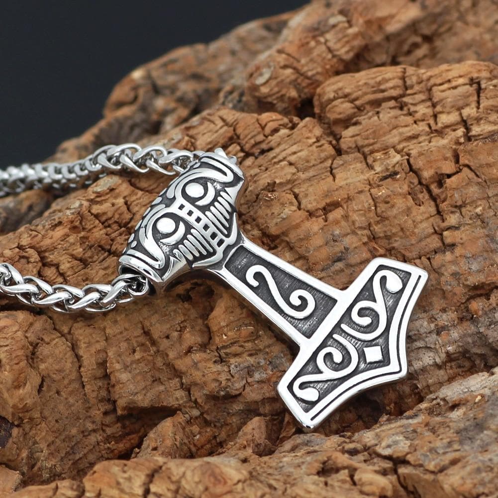 Viking Thor’s Hammer Mjolnir Necklace | Pendants & Necklaces | Wiccan Center