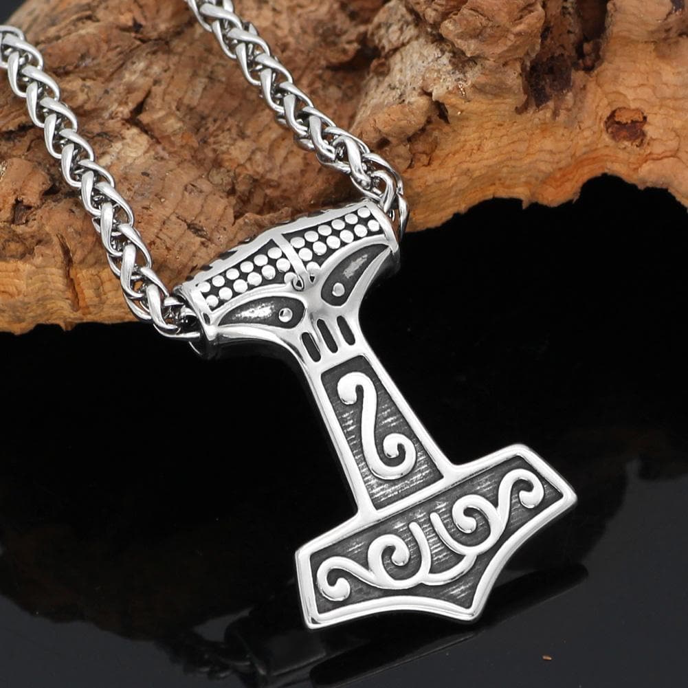 Viking Thor’s Hammer Mjolnir Necklace | Pendants & Necklaces | Wiccan Center