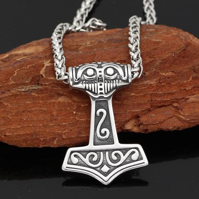Viking Thor’s Hammer Mjolnir Necklace | Pendants & Necklaces | Wiccan Center