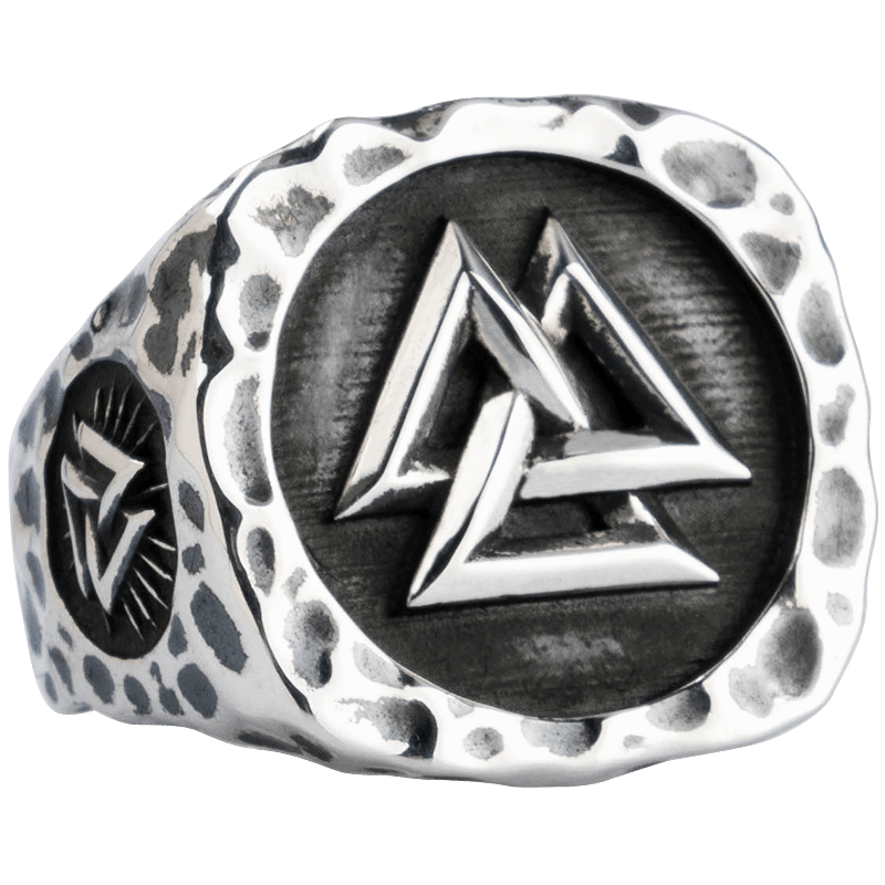 Vikings Valknut Stainless Steel Ring | Rings | Wiccan Center