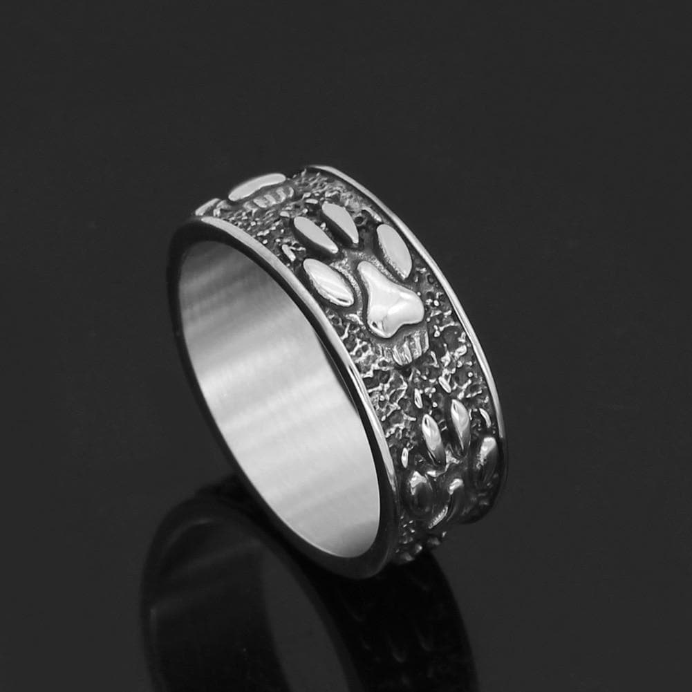 Viking Wolf Paw Ring | Rings | Wiccan Center