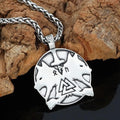Viking Nordic Geri and Freki Odin’s Wolves Necklace | Pendants & Necklaces | Wiccan Center
