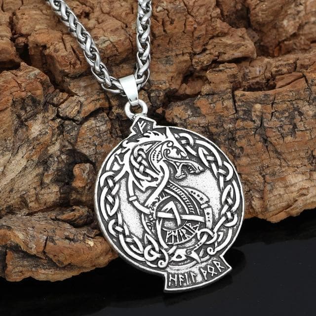 Viking Fenrir by Celtic Hammer Club Necklace | Pendants & Necklaces | Wiccan Center