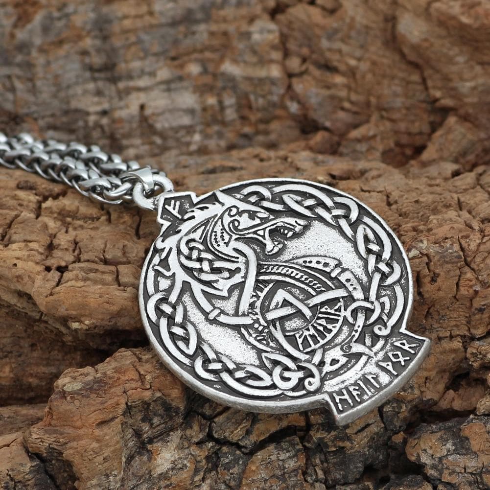 Viking Fenrir by Celtic Hammer Club Necklace | Pendants & Necklaces | Wiccan Center