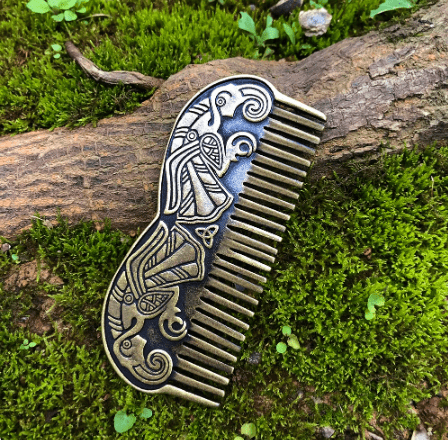 Vikings Odin's Ravens Beard Comb | Accessories | Wiccan Center