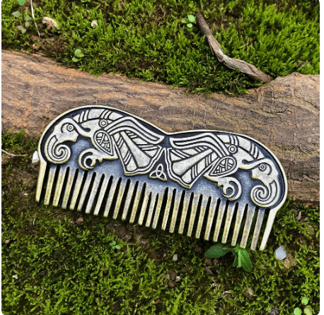 Vikings Odin's Ravens Beard Comb | Accessories | Wiccan Center