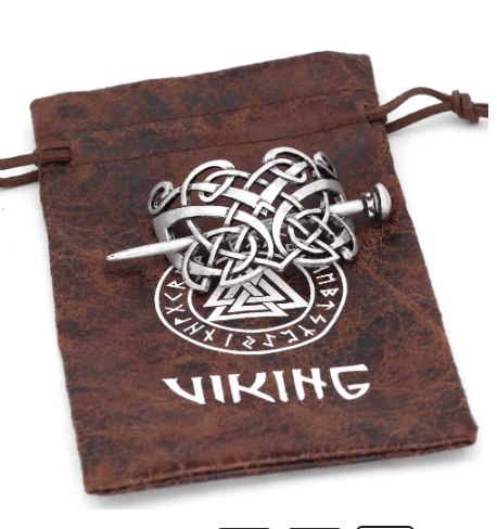 Vikings Triquetra Knot Woman Hair Clip | Accessories | Wiccan Center