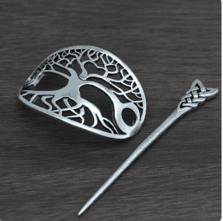 Vikings Yggdrasill Woman Hair Clip | Accessories | Wiccan Center