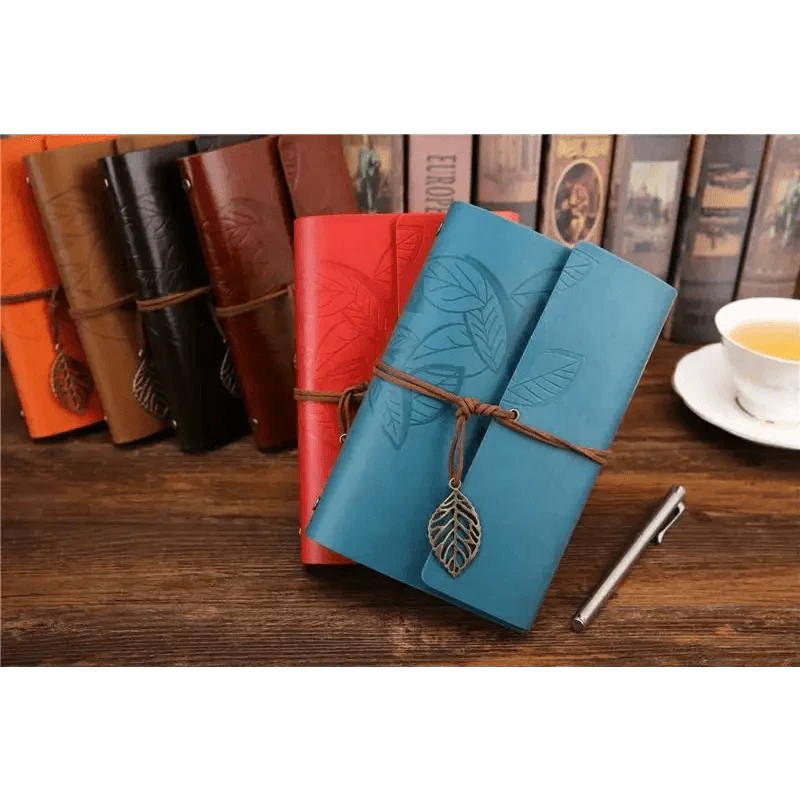 Vintage PU Leather Diary Notebook Journal Retro Book Traveler Planners Office School Supplies | STIL64831JRNAL | Wiccan Center