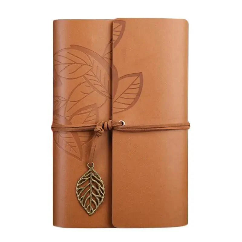 Vintage PU Leather Diary Notebook Journal Retro Book Traveler Planners Office School Supplies | STIL64831JRNAL | Wiccan Center