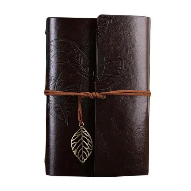 Vintage PU Leather Diary Notebook Journal Retro Book Traveler Planners Office School Supplies | STIL64831JRNAL | Wiccan Center