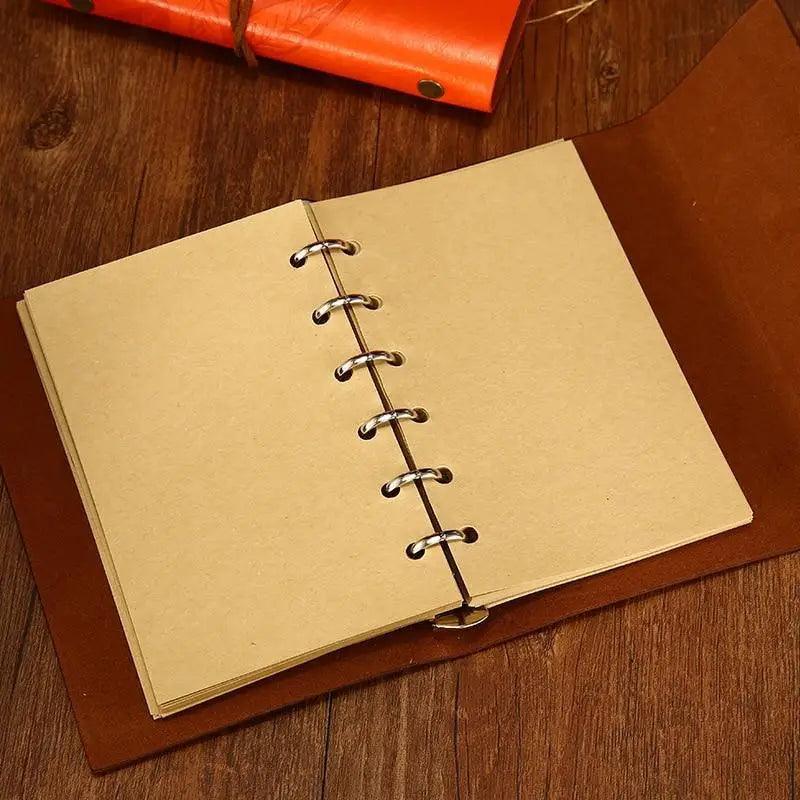 Vintage PU Leather Diary Notebook Journal Retro Book Traveler Planners Office School Supplies | STIL64831JRNAL | Wiccan Center