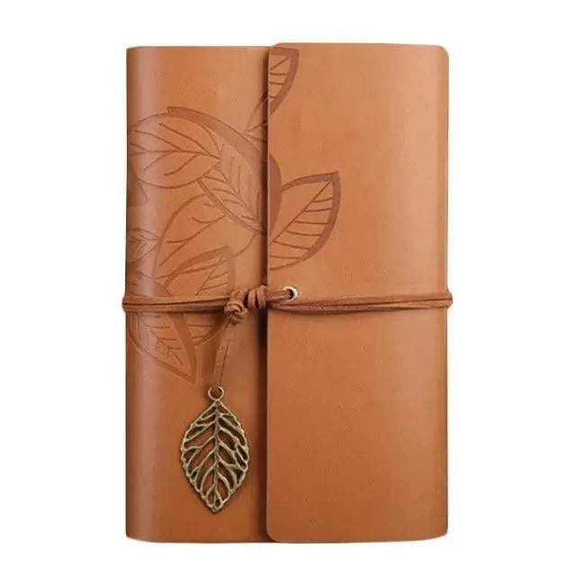 Vintage PU Leather Diary Notebook Journal Retro Book Traveler Planners Office School Supplies | STIL64831JRNAL | Wiccan Center