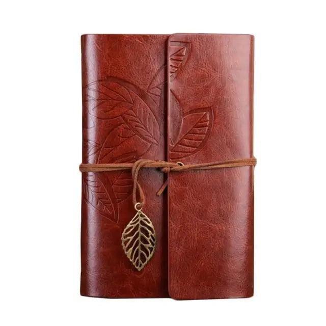 Vintage PU Leather Diary Notebook Journal Retro Book Traveler Planners Office School Supplies | STIL64831JRNAL | Wiccan Center