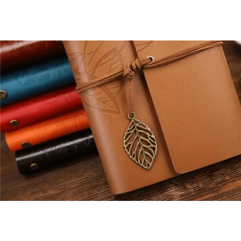 Vintage PU Leather Diary Notebook Journal Retro Book Traveler Planners Office School Supplies | STIL64831JRNAL | Wiccan Center
