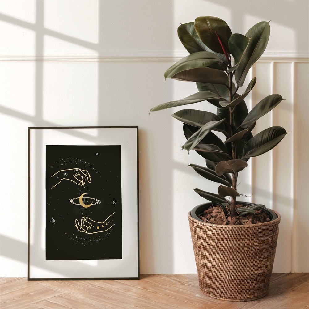Celestial Hands Art Print