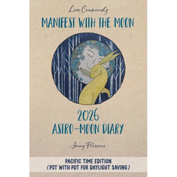 Manifest with the Moon Astro-Moon Diary 2026 - Pacific Time edition - Paperback | Books | Wiccan Center