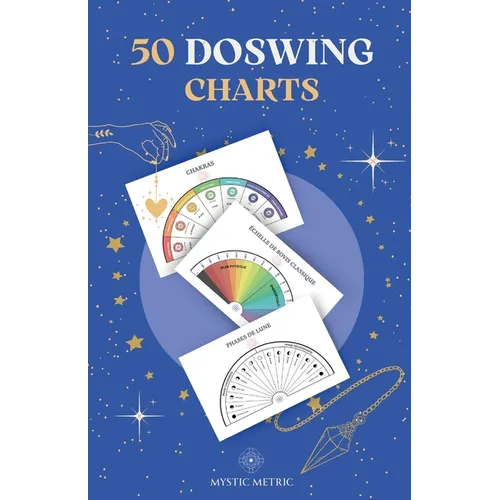 50 Pendulum Charts for Dowsing Pendulum - Dowsing Charts MysticMetric: Dowsing Charts for Energy Pendulum - Paperback | Books | Wiccan Center