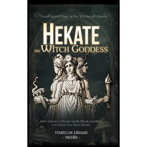 Hekate the Witch Goddess: Unveil Secret Magic of the Witchcraft Queen, with Grimoire of Recipe Spells, Rituals and Rites to Unleash Your Inner Divinit - Hardcover | Books | Wiccan Center