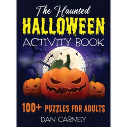 The Haunted Halloween Activity Book: 100+ Puzzles for Adults - Hardcover | Books | Wiccan Center