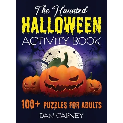 The Haunted Halloween Activity Book: 100+ Puzzles for Adults - Hardcover | Books | Wiccan Center