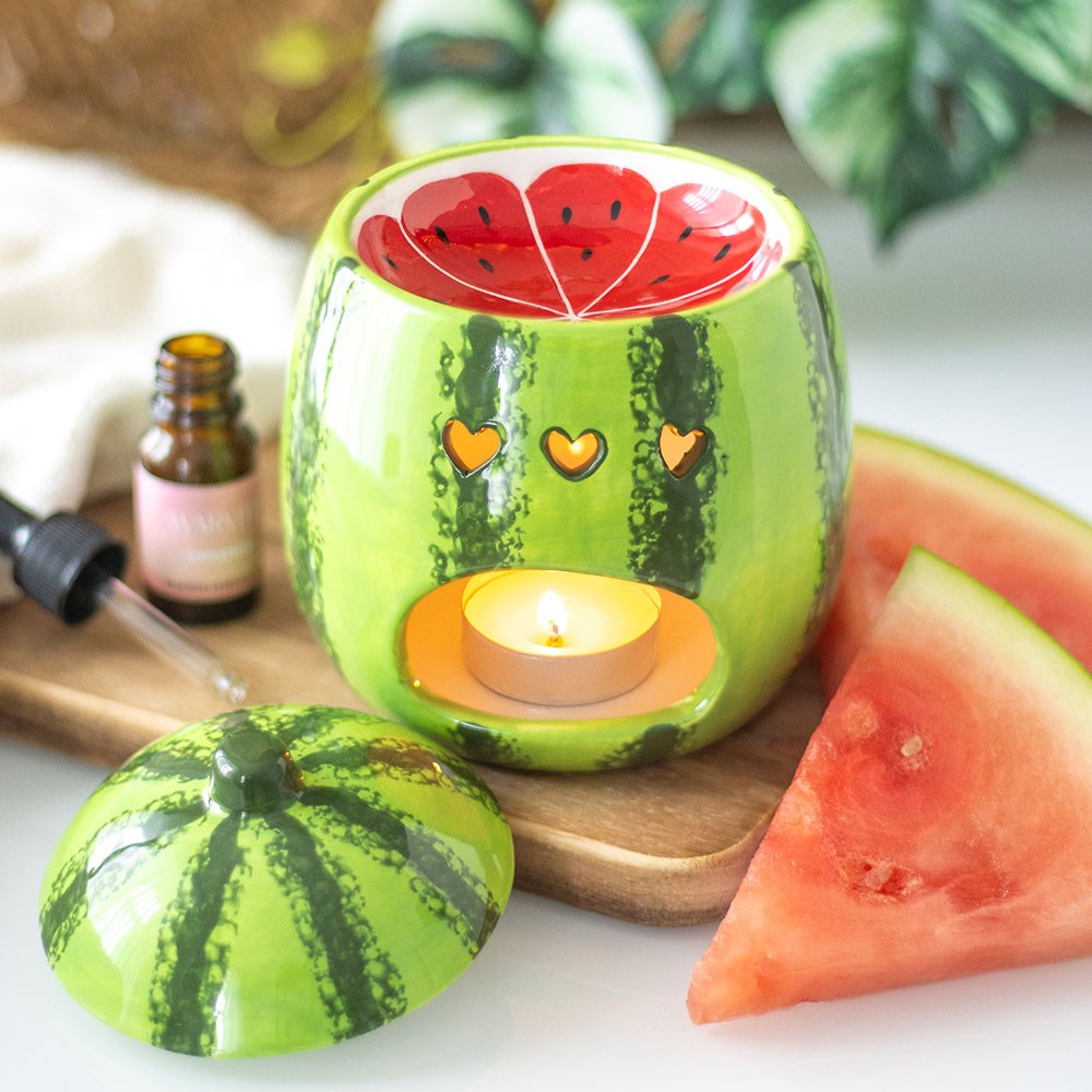 Watermelon Oil Burner and Wax Warmer | Wax Melt Warmer | Wiccan Center