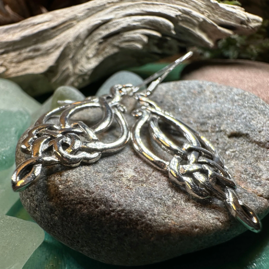 Catriona Celtic Knot Earrings | Dangle Earrings | Wiccan Center