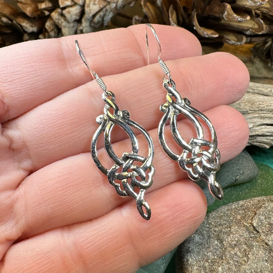 Catriona Celtic Knot Earrings | Dangle Earrings | Wiccan Center