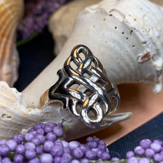 Irish Celtic Knot Ring in Sterling Silver | Ring | Wiccan Center