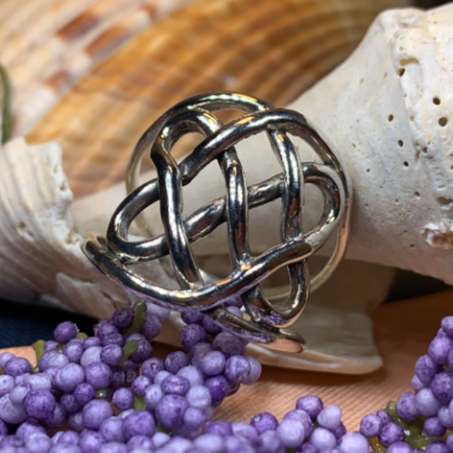 Classic Celtic Knot Ring in Sterling Silver | Ring | Wiccan Center